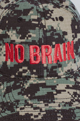 Fucking Awesome "No Brain" Embroidered 6 Panel Hat