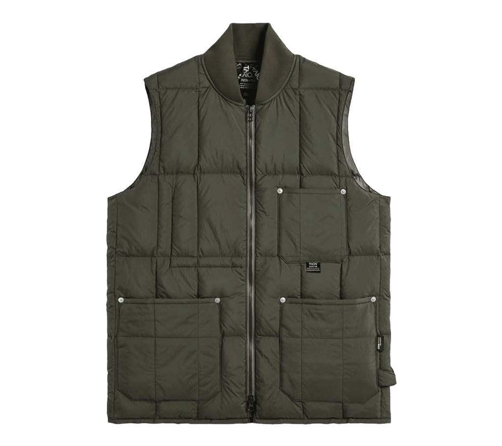 Taion Work W-Zip Lib Down Vest