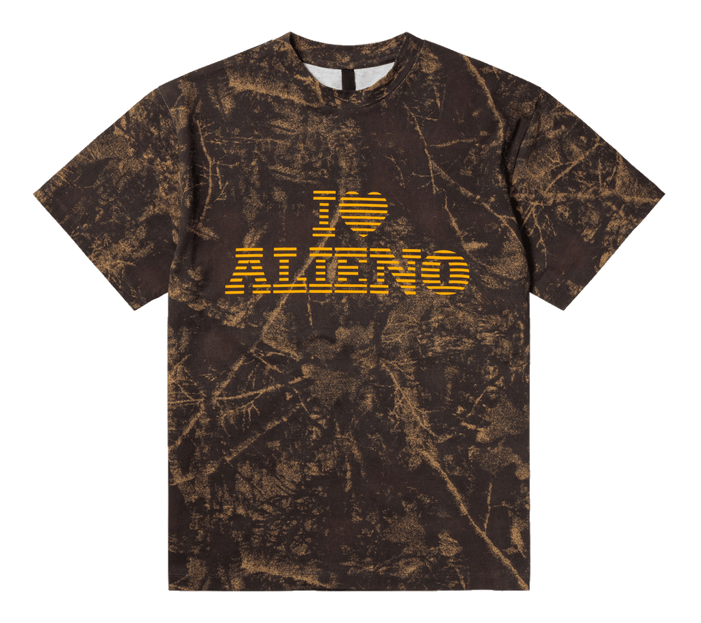 No Problemo "I Love Alieno" Camo T-Shirt