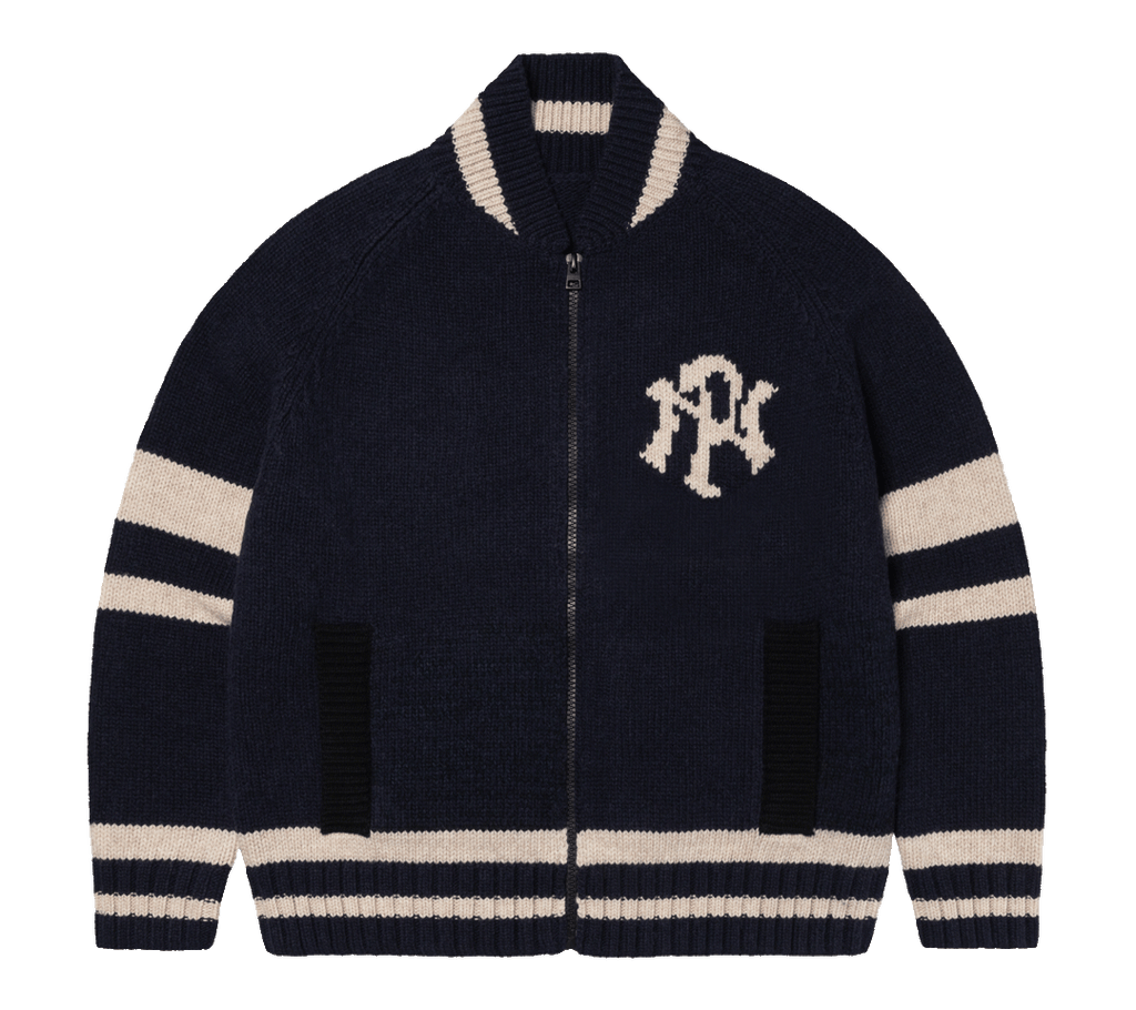 No Problemo "NYP" Varsity Zip-Thru Knit