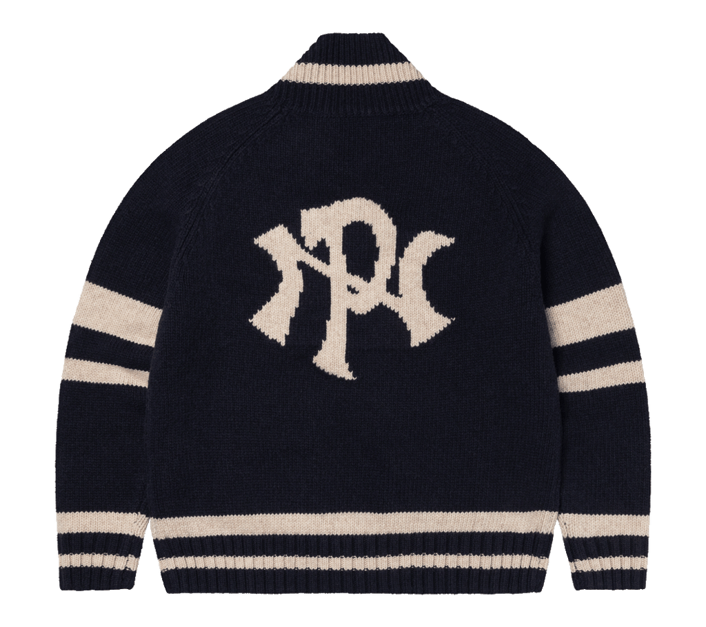 No Problemo "NYP" Varsity Zip-Thru Knit