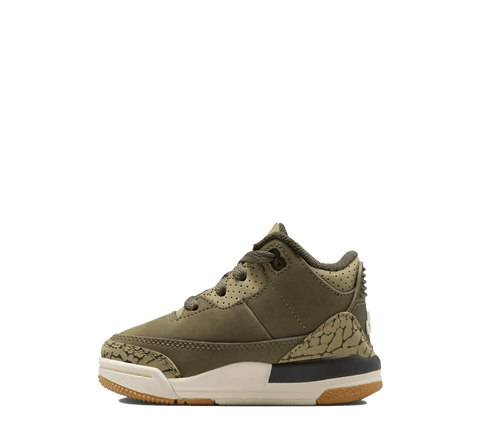 Air Jordan 3 Retro TD "Medium Olive" [Toddlers]
