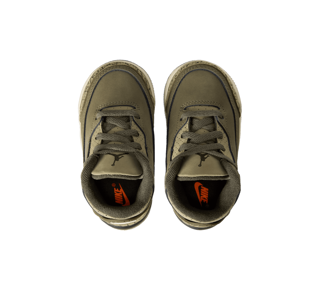 Air Jordan 3 Retro TD "Medium Olive" [Toddlers]