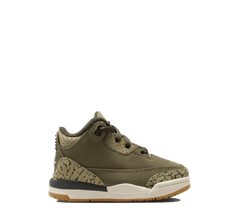 Air Jordan 3 Retro TD "Medium Olive" [Toddlers]