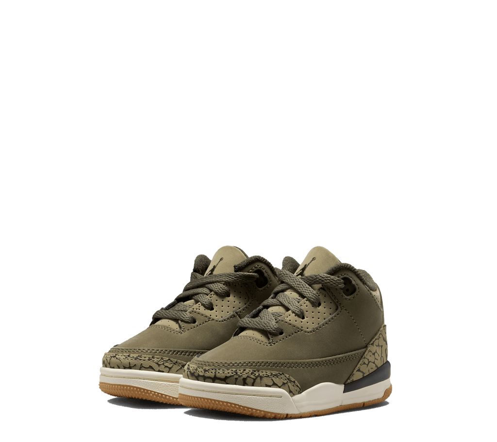 Air Jordan 3 Retro TD "Medium Olive" [Toddlers]