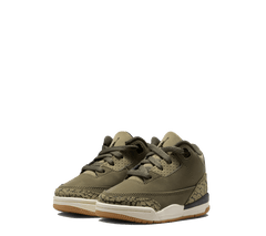 Air Jordan 3 Retro TD "Medium Olive" [Toddlers]