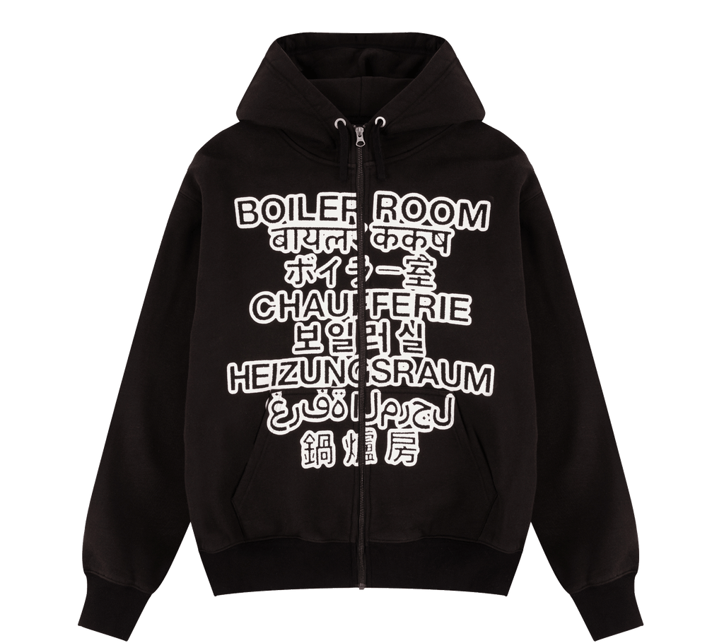 Boiler Room Language Zip Up