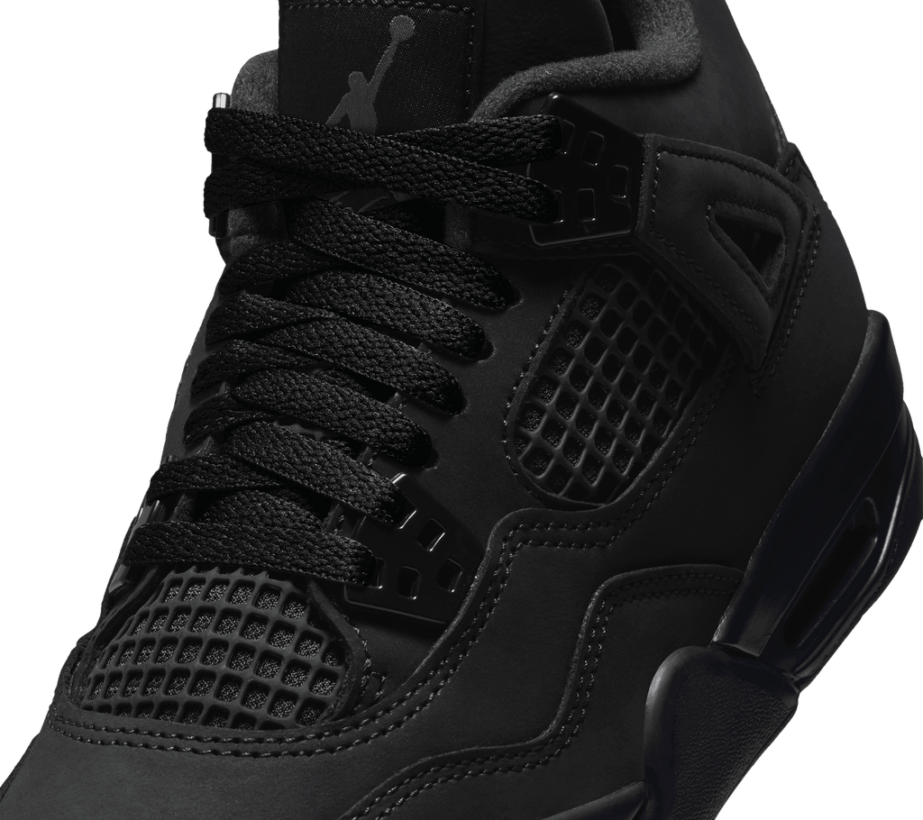 Air Jordan 4 Retro GS "Black Cat" [Grade School]