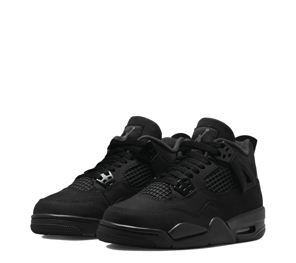 Air Jordan 4 Retro GS "Black Cat" [Grade School]