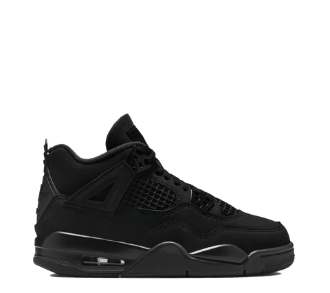 Air Jordan 4 Retro GS "Black Cat" [Grade School]