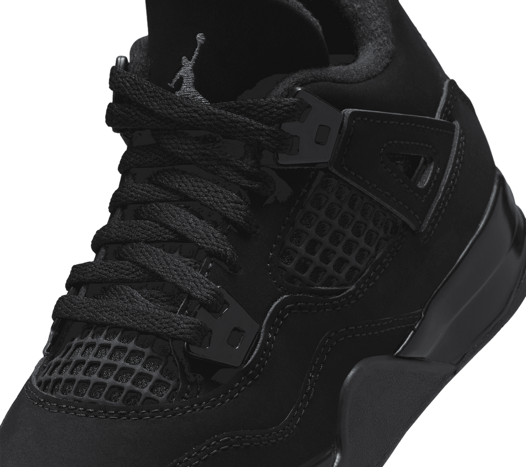 Air Jordan 4 Retro PS "Black Cat" [Pre-School]