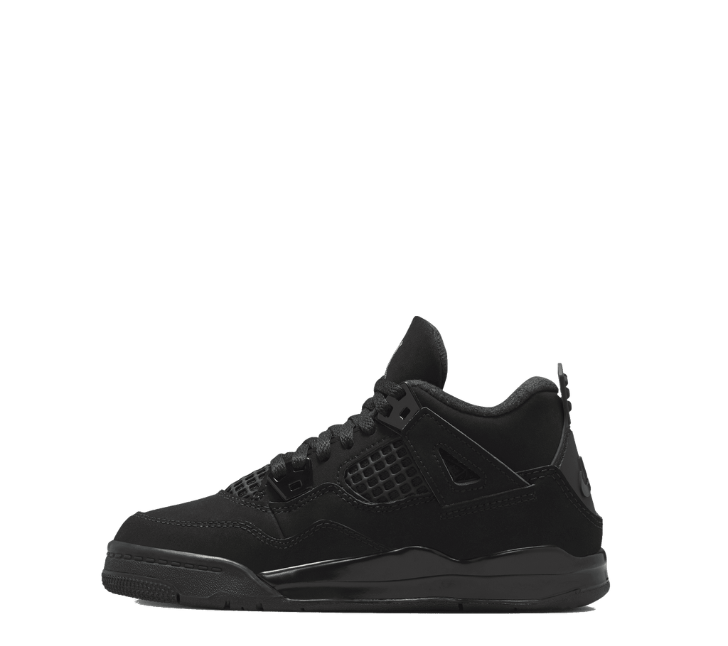 Air Jordan 4 Retro PS "Black Cat" [Pre-School]