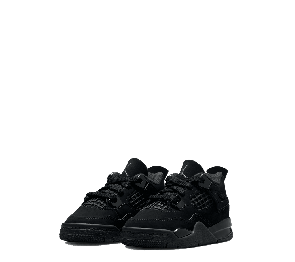 Air Jordan 4 Retro TD "Black Cat" [Toddlers]