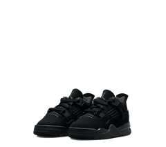 Air Jordan 4 Retro TD "Black Cat" [Toddlers]