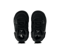 Air Jordan 4 Retro TD "Black Cat" [Toddlers]