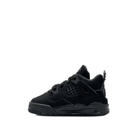 Air Jordan 4 Retro TD "Black Cat" [Toddlers]
