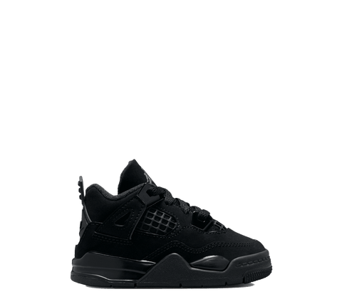 Air Jordan 4 Retro TD "Black Cat" [Toddlers]
