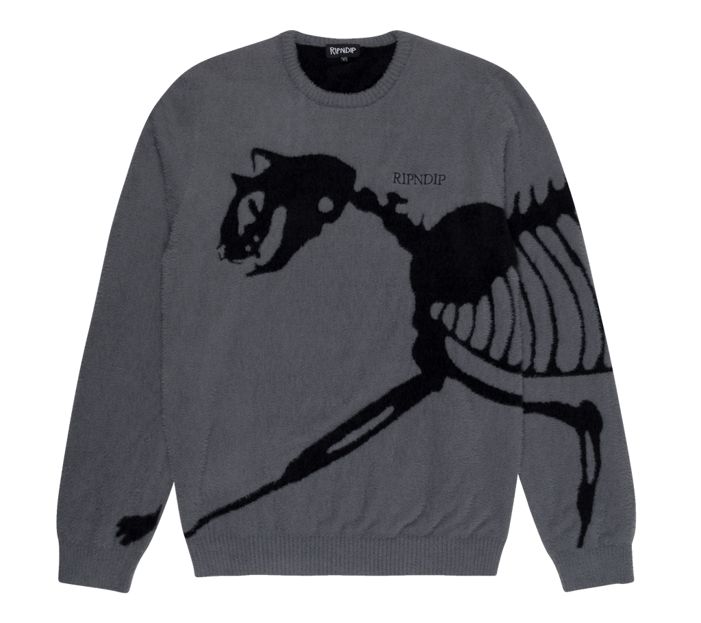 RIPNDIP "Fossil" Mohair Knit Sweater