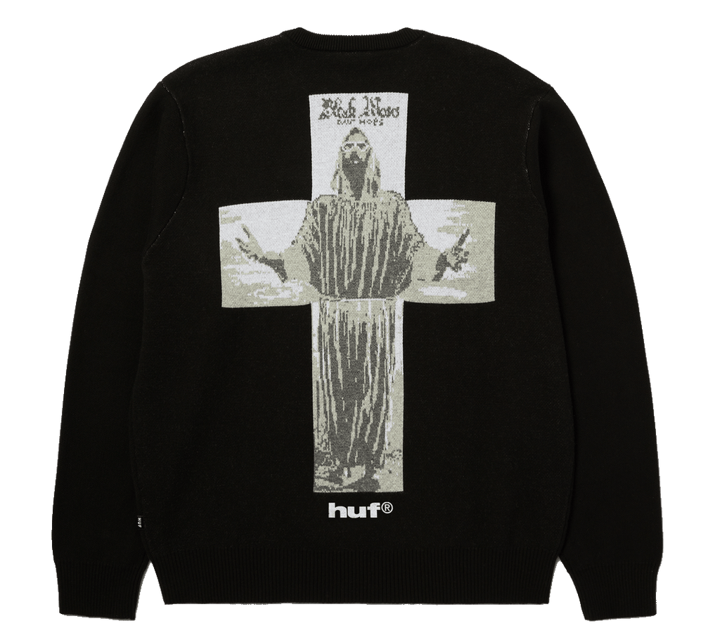 Isaac Hayes x HUF "Black Moses" Knit Sweater