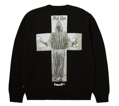 Isaac Hayes x HUF "Black Moses" Knit Sweater