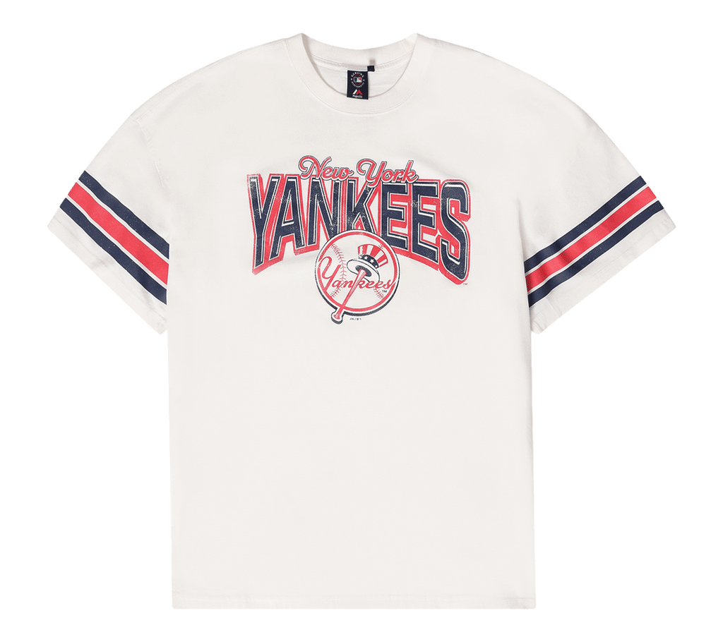 Majestic Athletic "Vintage Stripe Arch" T-Shirt