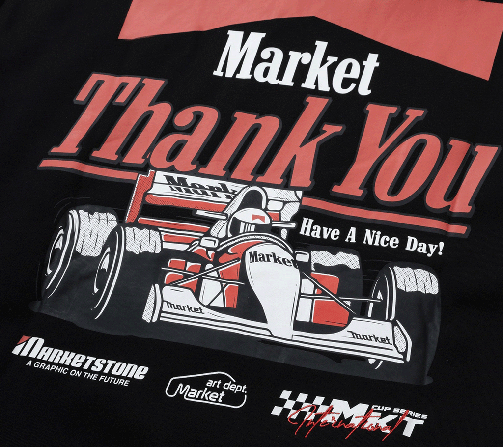 Market Studios "Have A Nice Race" Hood