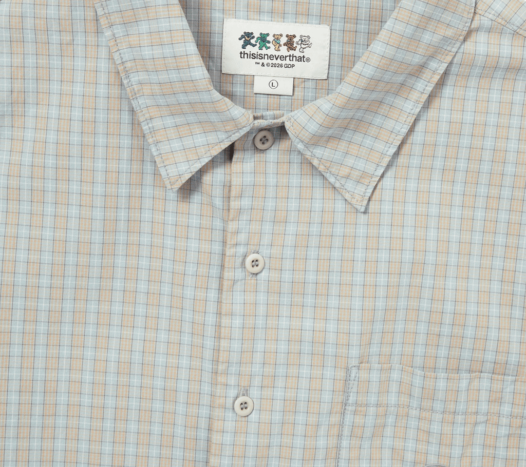 Grateful Dead x thisisneverthat® Lightning Bear Check Shirt