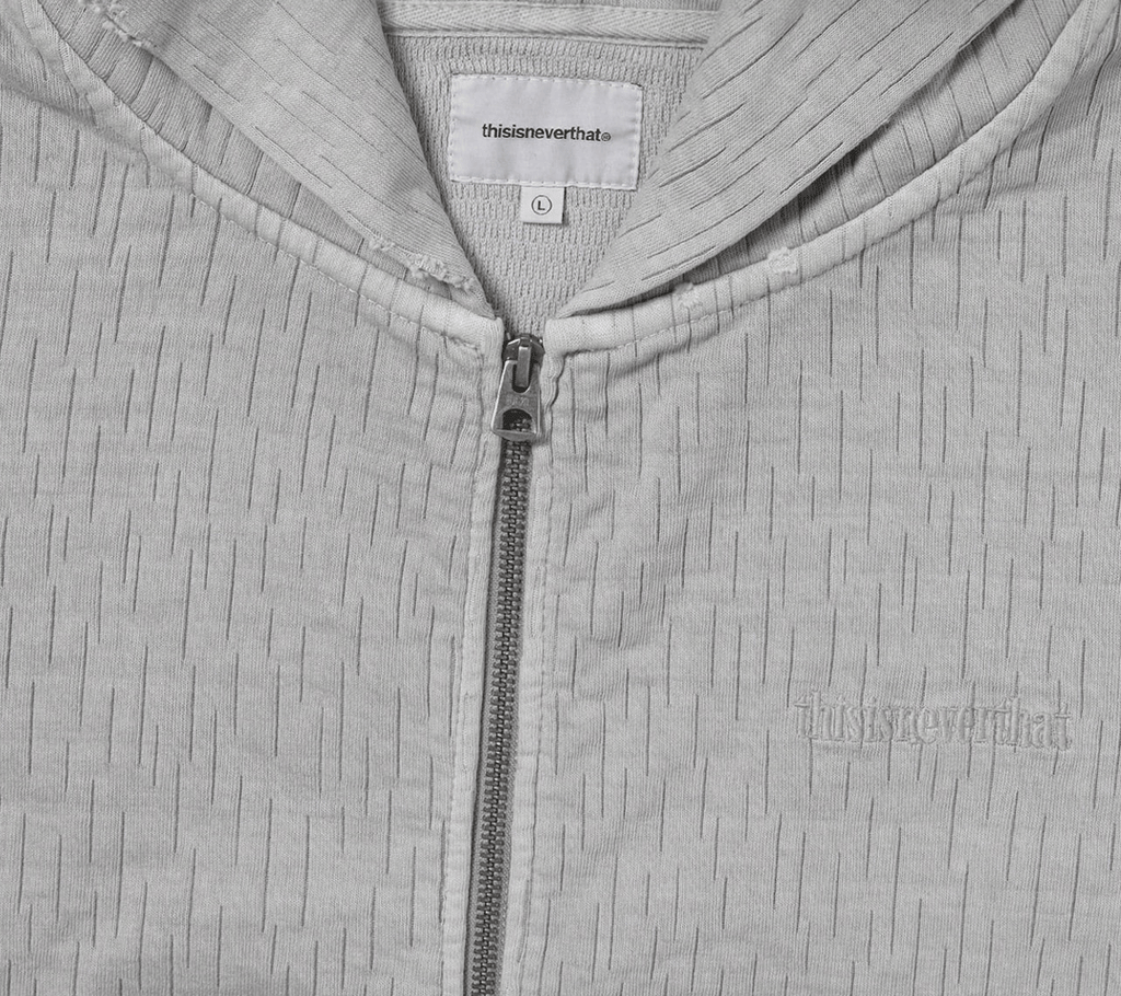 thisisneverthat® Damaged Zip Up Hood