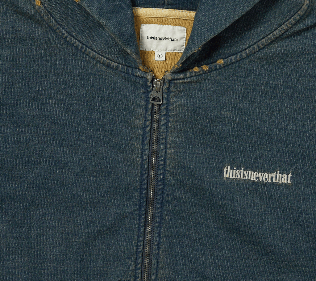 thisisneverthat® Damaged Zip Up Hood