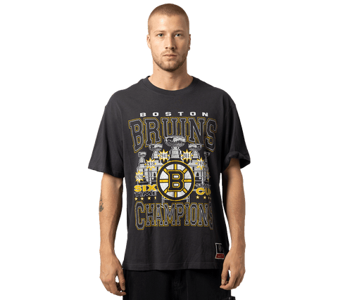 Mitchell & Ness "6X Stanley Cup Champs" T-Shirt | Boston Bruins