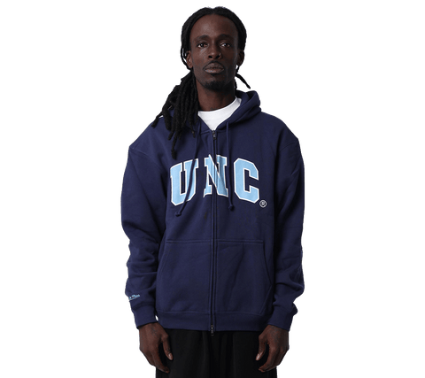 Mitchell & Ness "University Of North Carolina" Zip Hood