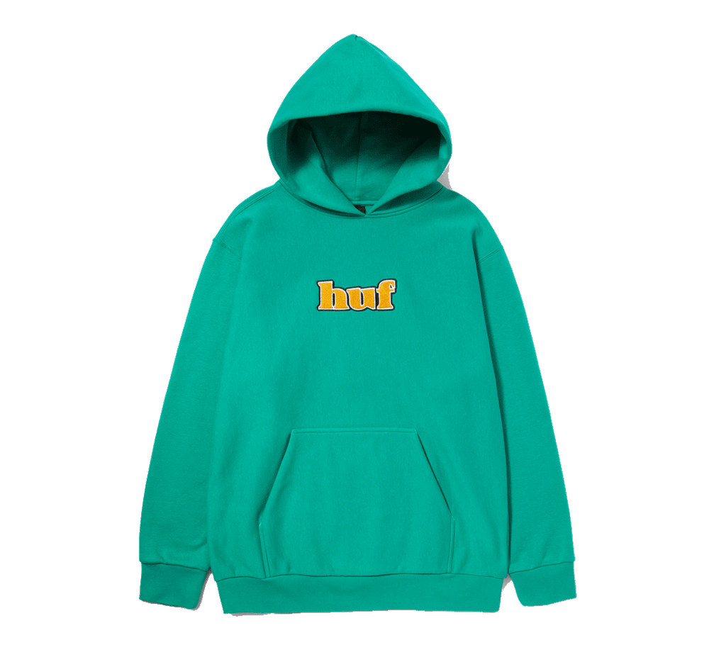 Green hot sale huf hoodie