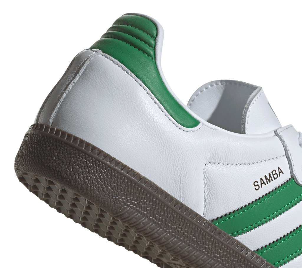 Green and yellow sales samba trainers