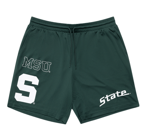 NCAA Stamp Mesh Short
