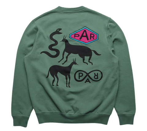 by Parra Snaked By A Horse Crewneck