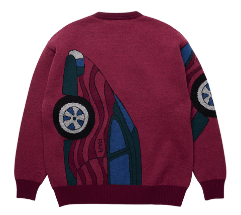 by Parra No Parking Knitted Cardigan