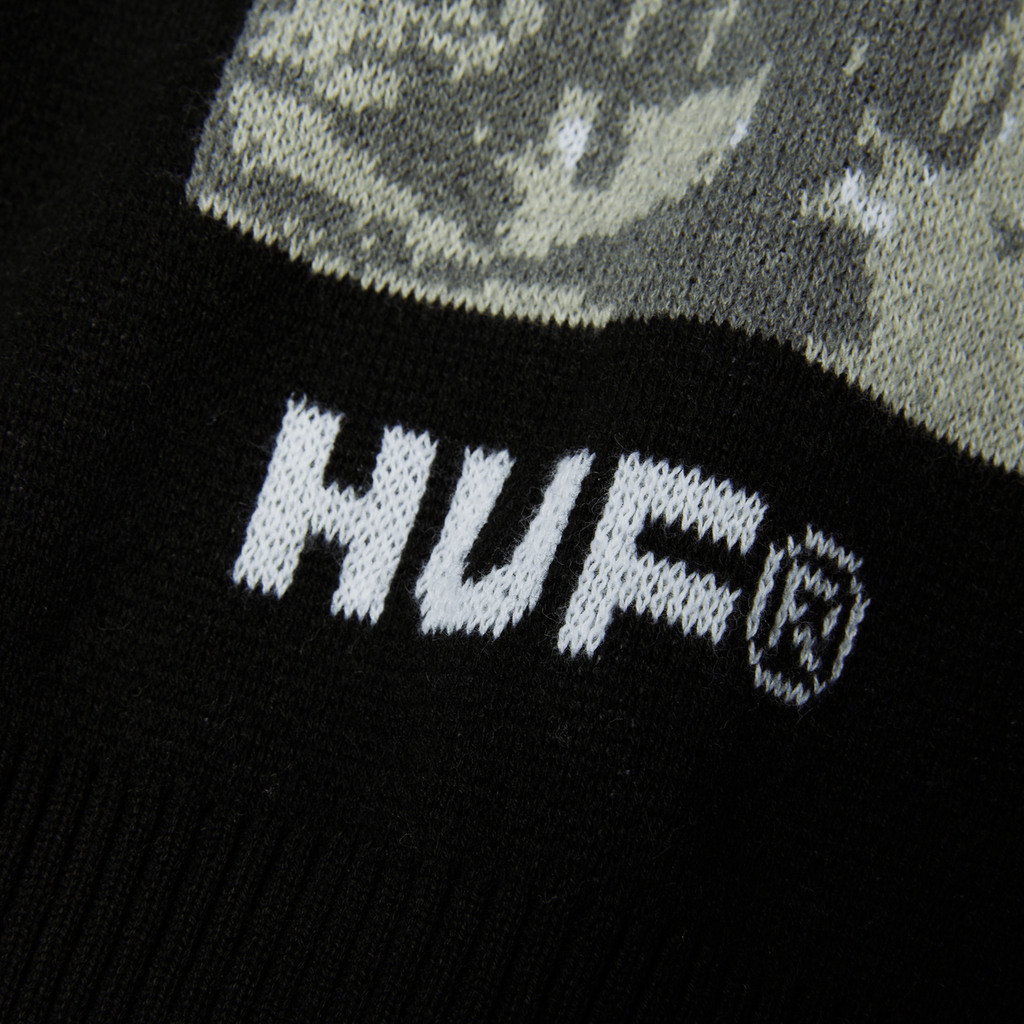 Isaac Hayes x HUF "Black Moses" Knit Sweater