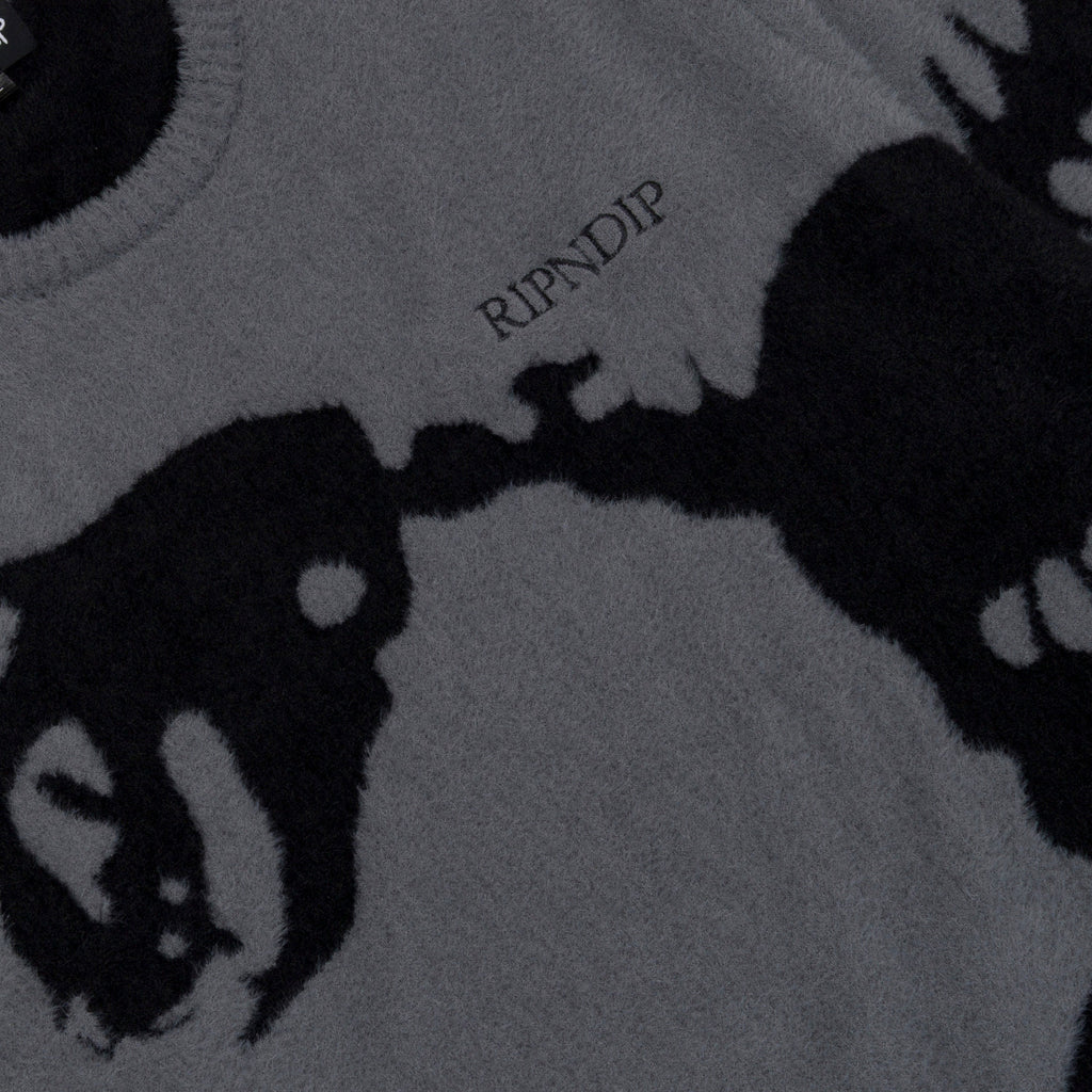 RIPNDIP "Fossil" Mohair Knit Sweater