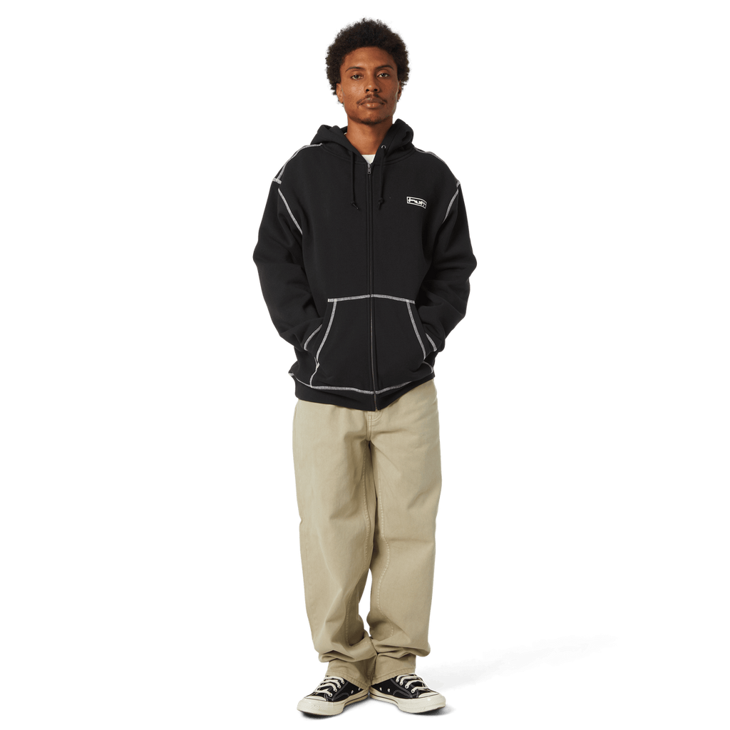 HUF "Stretch" Full-Zip Hood