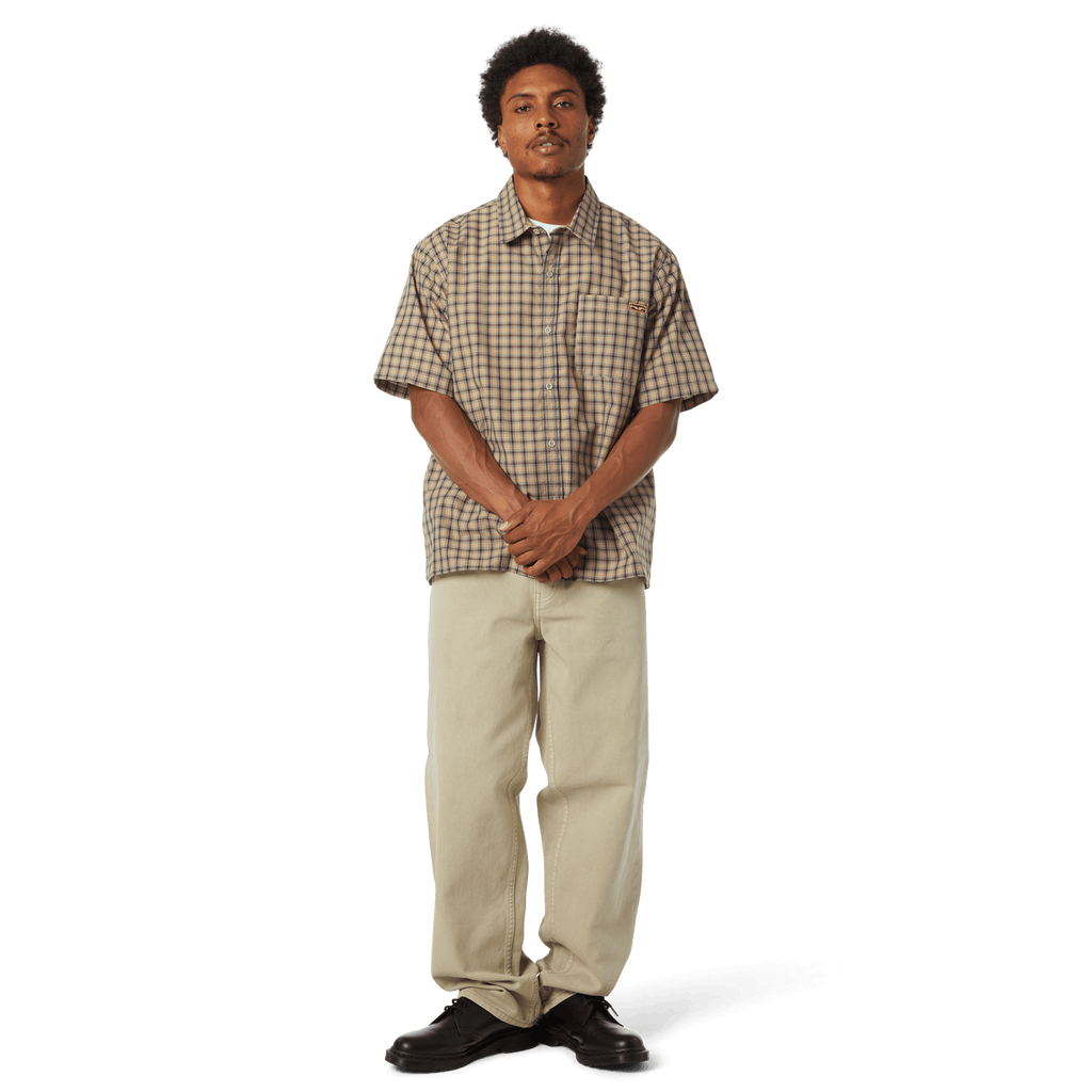 HUF Stretch Micro Plaid S/S Shirt