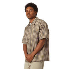 HUF Stretch Micro Plaid S/S Shirt