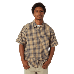 HUF Stretch Micro Plaid S/S Shirt