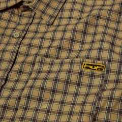 HUF Stretch Micro Plaid S/S Shirt
