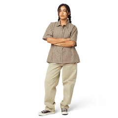 HUF Stretch Micro Plaid S/S Shirt