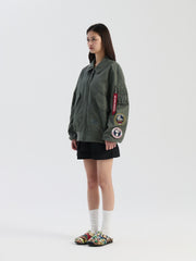 Alpha Industries CWU 36/P Relaxed Patched Flight Jacket