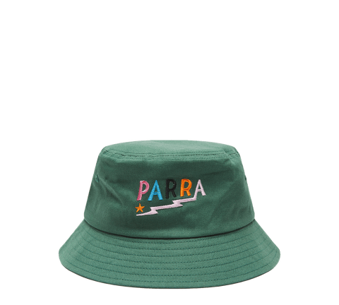 by Parra Colored Lightning Logo Bucket Hat