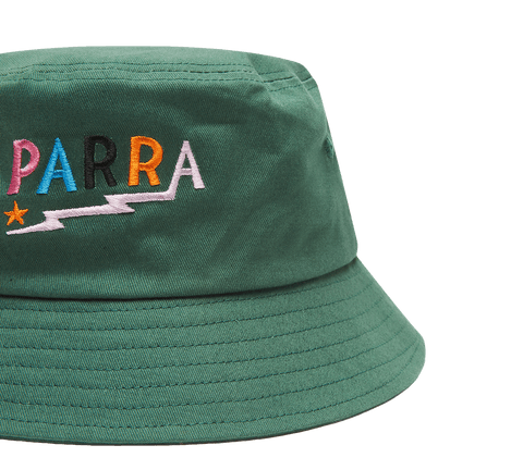 by Parra Colored Lightning Logo Bucket Hat