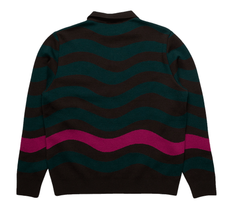 by Parra One Weird Waves Knitted Pullover