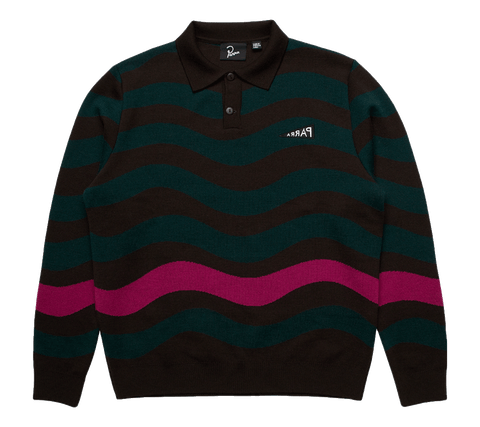 by Parra One Weird Waves Knitted Pullover