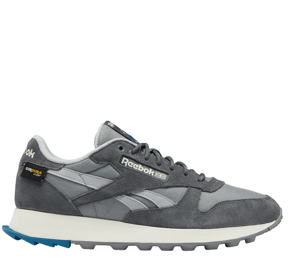 Grey leather 2025 reebok classics